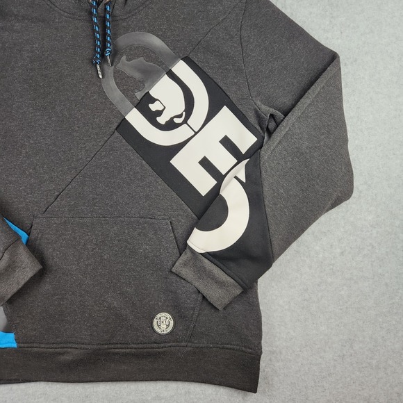 Ecko Unltd. Pullover Hoodie Men's Large L Charcoal Blue Rhino Streetwear - Picture 5 of 13